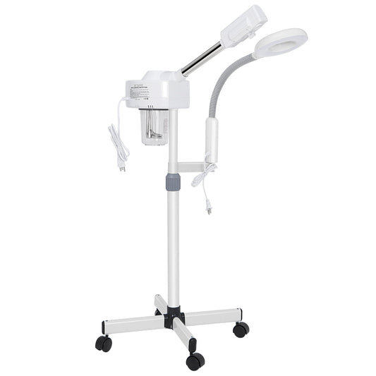 ZENY Professional Ozone Facial Steamer 5X Magnifying Lamp 2 in 1 Clean Skin Care Equipment